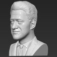 4.jpg President Bill Clinton bust 3D printing ready stl obj formats