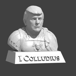 60c96889fe8b3653ee80e43790b9f9f4_display_large.jpg Free STL file Trump Bust・3D print design to download