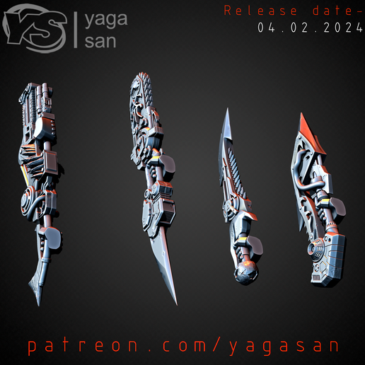 3.png Chaos Chainsaw Weapons KitBASH Pack