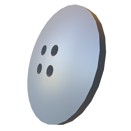 Simple 4-Hole Round Button