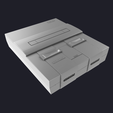 1.png Super Nintendo console 3D MODEL