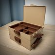 IMG_8739.jpeg Tilt Box Organizer | Gridfinity 4x3 | Slide Lock