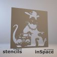 Cults-Banksy-Rat-with-stereo-32.jpg 🖌️ Stencils - Banksy - Rats - Mega Pack (x21)