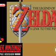 Jaquette Zelda Snes pal.png LITHOPHANE Cover Zelda Link to the past SNES Nintendo