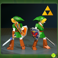 3-Link-Smashj64.png LINK - Smash Bros 64 - Multicolored Ready -