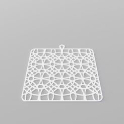 earpat.jpg Download STL file Pattern 1 / Earring • 3D printing design, Tree-D-Prints