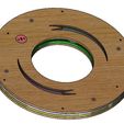 LS2BLROD70A15.jpg LS2BLROD70A Mechanical taiji mechanical iris shutter aperture laser cut