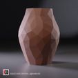 low-poly-vase-3.jpg LOW POLY VASE 2028 - Home decor, planter pot vase