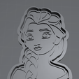 LycheeSlicer_90cwG6GpMZ.png Elsa - Frozen - Cookie cutter