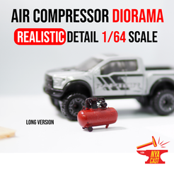 p4.png Air Compressor Realistic 1/64 Diorama Diecast Garage Workshop Hotwheels 1:64 Scale Miniature Accessories DIY