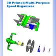 投影片2.jpg 3D Printed Multi-Purpose Spool Organizer