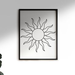 Mockup.jpg STL file Sun | Wall・3D printing design to download, marianunes99