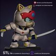 iT) Patreon.com/Derianquindo iC) Instagram.com/Derianquindo ST i File is available for 3D printing in cults3D.com/Derianquindo Speedy / Samurai pizza cats fanart