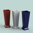 Set Macetas.png Beautiful lowpoly flower pot for home decoration with plants