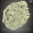 2.png grizzly bear 3D STL Model for CNC Router Engraver Carving Machine Relief Artcam Aspire cnc files ,Wall Decoration