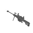 M107_4.jpg 3D model Barrett M107A1