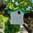 20230604_181834.jpg Free STL file Blue tit nesting box・3D printable model to download