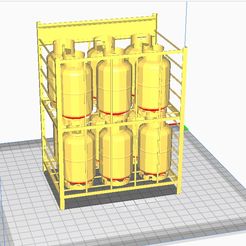 Conteneur-a-bouteille-de-gaz.jpg 3D-Datei Gasflaschencontainer・3D-druckbare Vorlage zum herunterladen