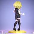 05.png Medusa Gorgon - Elegante traje negro sin mangas - Soul Eater Anime Figure - Impresión 3D