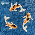 IMG_0065.jpg Koi Fish Swirl Tray