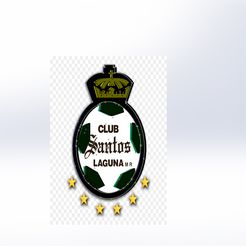 lampara-santos-laguna-completa-2.jpg STL file Santos Laguna club lamp・3D print design to download, Cris86