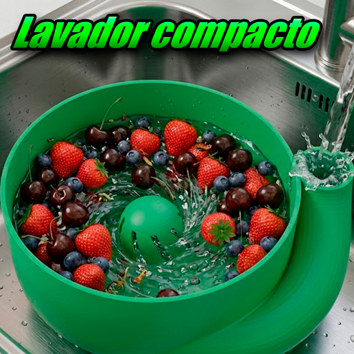 Washer for strawberries, blueberries and small fruits