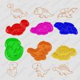 Animal-Dinosaur-Cookie-Cutters-Set-6PCS.jpg Tier Dinosaurier Ausstechformen Set 6PCS