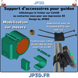 JP3D-support-d-accessoires-pour-guidon.png Handlebar accessory holder