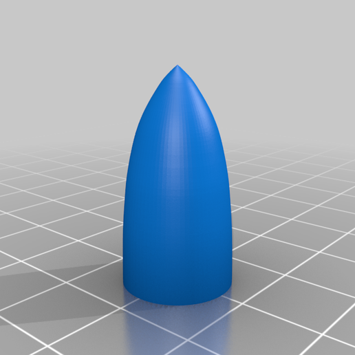 Estes_BNC-30D_Nose_Cone_BT-5_No_Shoulder.png Free STL file BNC-30D Nose Cone・Design to download and 3D print, JackHydrazine