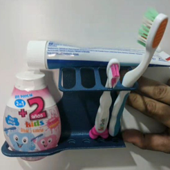 Archivo STL gratis Soporte para cepillo de dientes desmontable 🛁・Modelo  para descargar y imprimir en 3D・Cults