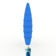 1.jpg Archivo STL Consolador Pocket Rocket para acoplar al cepillo de dientes Braun - Serie Vibez・Plan de impresión en 3D para descargar