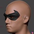 02.jpg Robin Eyes Mask - DC comics Mask - Halloween Cosplay 3D print model