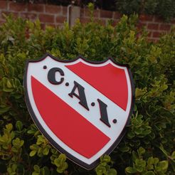 Escudo-Independiente.jpeg Файл 3MF Независимый герб・Шаблон для 3D-печати для загрузки