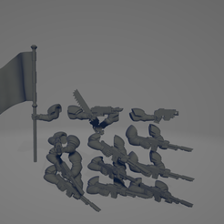 Copertina Braccia PNG.png Fichier STL gratuit Des gardes de l'espace en colère, des armes propres・Objet pour imprimante 3D à télécharger