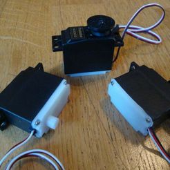 DSC01520.jpg Free STL file Servo lower lid・3D printer design to download