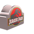 jurassic_park-_front2.png Jurassic Park Logo Desk Organizer - A Must-Have for Trilogy Fans and Geeks