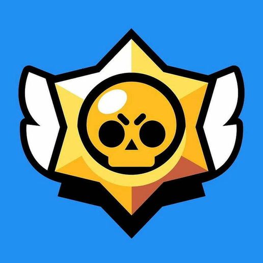 🌃 porta-chaves com o logótipo Brawl stars・Arquivo STL Grátis