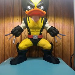 Quackverine - DONALD DUCK × WOLVERINE Fan art (no ams-multiparts/3mf)