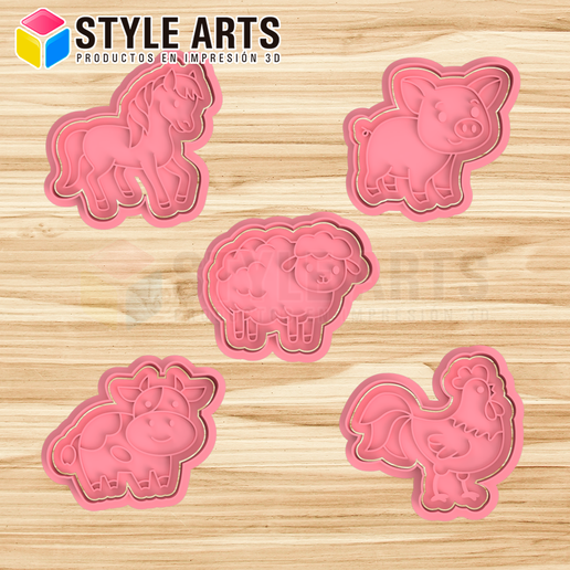 Animals Farmhouse cookie cutter