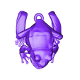 frogamazonicpendant.stl Amazonic Indigenous Frog Pendant