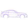 Chrysler_crossfire coupe 2005.stl Wall Silhouette: All sets