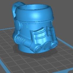 TazaStormTrooper.jpg 3D file StormTrooper Mug・3D printing idea to download, fratinicorp