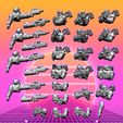 aiming-arms-1.jpg (28mm scale) Aiming Arm Expansion for Parachute Jetpack Troopers