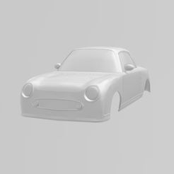 Nissan-Figaro.jpg OBJ file Nissan Figaro 1:24 & 1:25 Scale・3D printable model to download