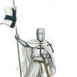 5ea8f6d1-e21b-4f29-9e68-079cfa1bfb21.jpg 15 cm high Teutonic Knight figurine