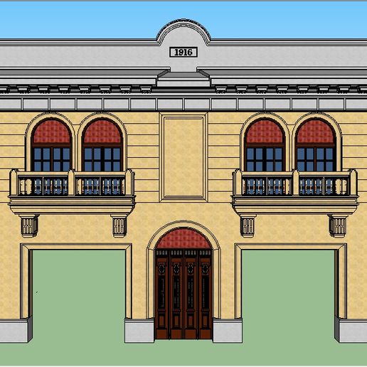123.jpg Fachada de antigua garage de principios del siglo 20