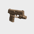 2.png Sig Sauer P365 Streamlight TLR7 Sub Real Size Scan Gun Mold