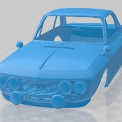Lancia-Fulvia-Rallye-1.jpg Fichier 3D Lancia Fulvia Rallye Carrosserie Imprimable・Objet pour impression 3D à télécharger, hora80