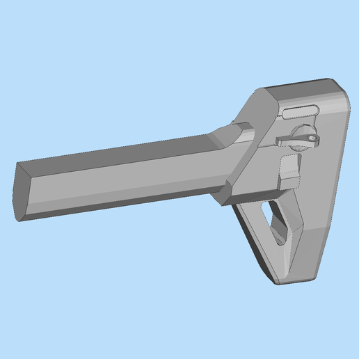 🎲 Model of 554 CCL tactical rifle modified stock (hk437) - 39・ STL File ...