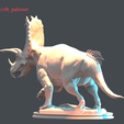 tbrender_006.png Pentaceratops sternbergii - Statue for 3D printing